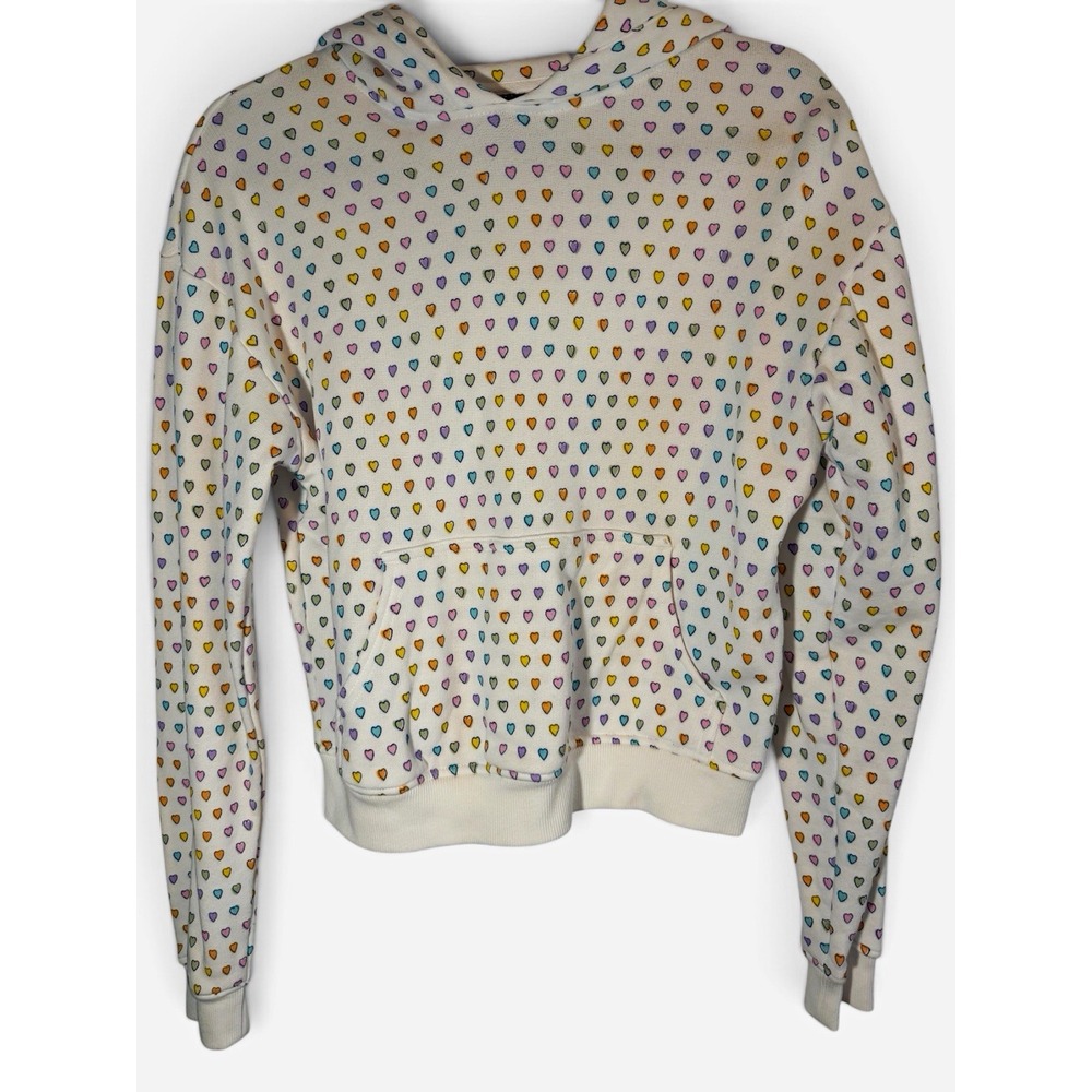 Roller Rabbit x Target Disco Hearts Hoodie XS Multicolor Heart Pullover Cotton